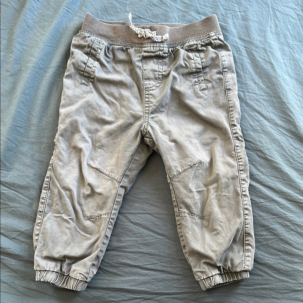 Cat & Jack Gray Joggers with Elastic Cuffs and waist